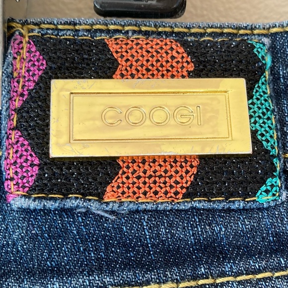 VINTAGE COOGI Jeans RARE! Women’s size 9/10 colourful artistic cool streetwear - Picture 5 of 12